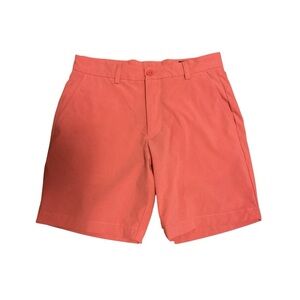 Vineyard Vines Men's Coral Golf Tech Performance Breaker Shorts
